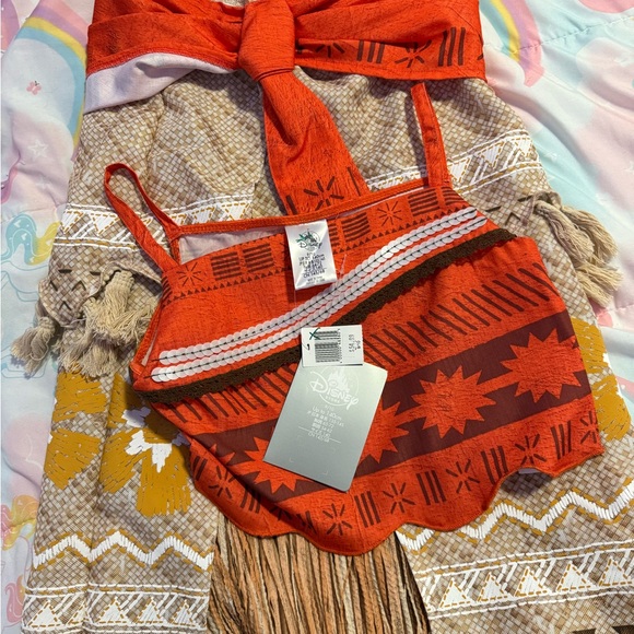 Disney Orange and Brown Dress with Tribal Patterns - Picture 1 of 4